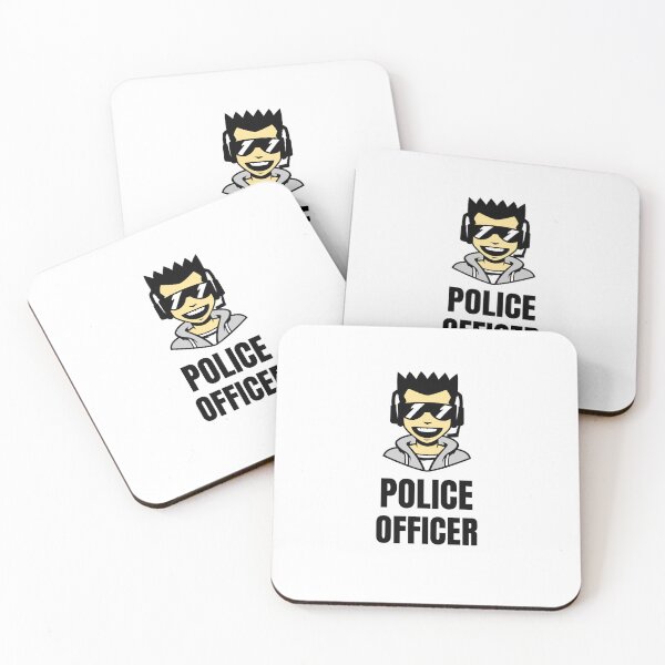 Item preview, Police Officer Design with Smiling Robot designed and sold by PRIVARSHU.