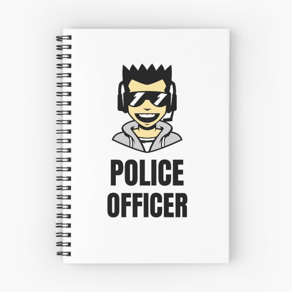 Item preview, Police Officer Design with Smiling Robot designed and sold by PRIVARSHU.