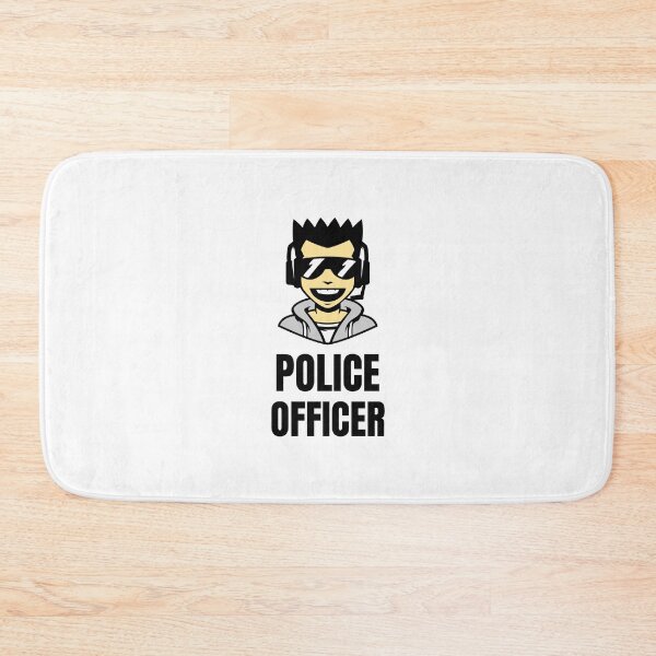 Item preview, Police Officer Design with Smiling Robot designed and sold by PRIVARSHU.