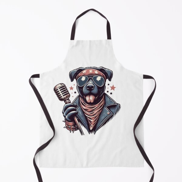 Item preview, Rock Star Dog Holding A Mic designed and sold by SnuggleSafari.