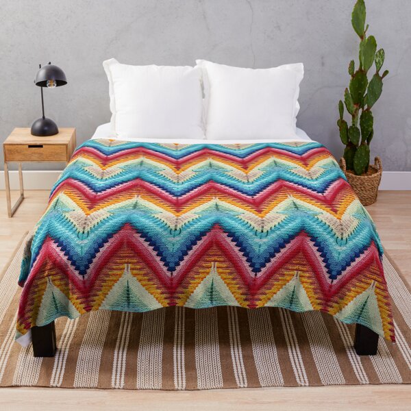 Item preview, Personalised Hand-Woven Knitted Print | Mosaic Pattern Home Decor 10 designed and sold by PaddyMcKhan.
