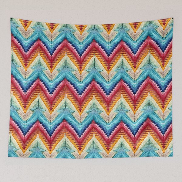 Item preview, Personalised Hand-Woven Knitted Print | Mosaic Pattern Home Decor 10 designed and sold by PaddyMcKhan.