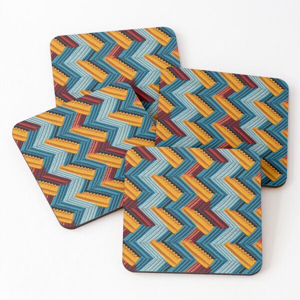 Item preview, Custom Hand-Woven Knitted Print | Mosaic Pattern Home Decor 8  designed and sold by PaddyMcKhan.
