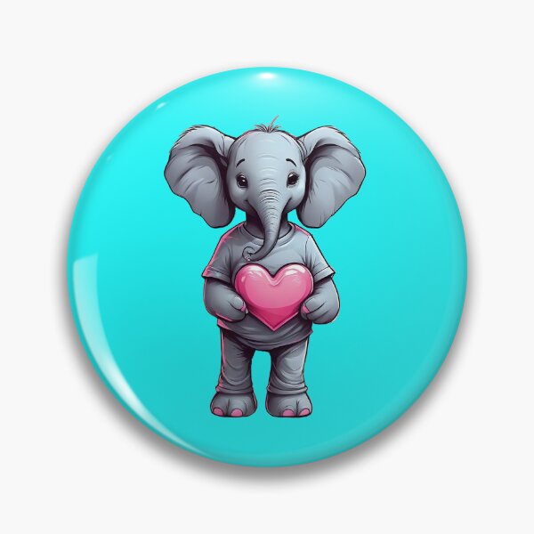 Artikelvorschau, Elefant mit Herz entworfen und verkauft von Promarkets.