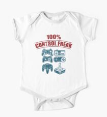 100% Control Freak Retro Vintage Video Game Controllers One Piece - Short Sleeve