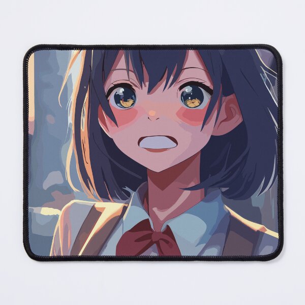 Item preview, Cute Anime Girl shocked designed and sold by QUOTABLE STICKERS.