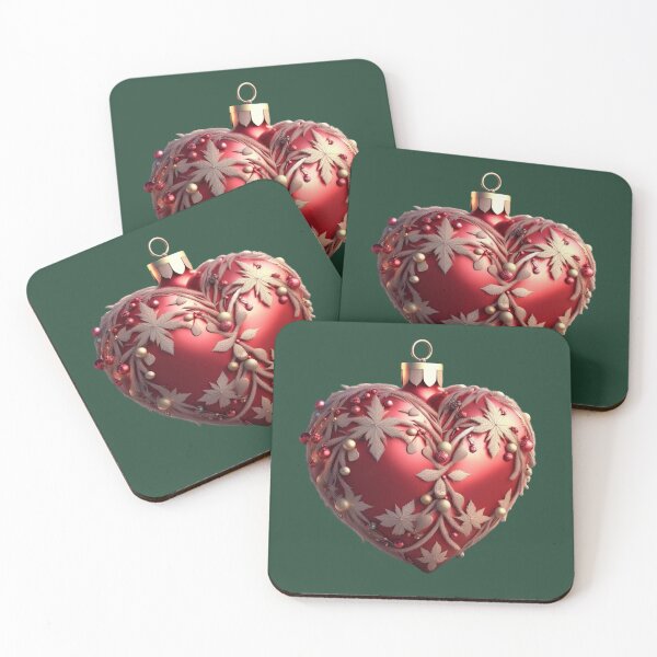 Aperçu de l'œuvre Coeur de boule de Noël créée et vendue par Digiheart.