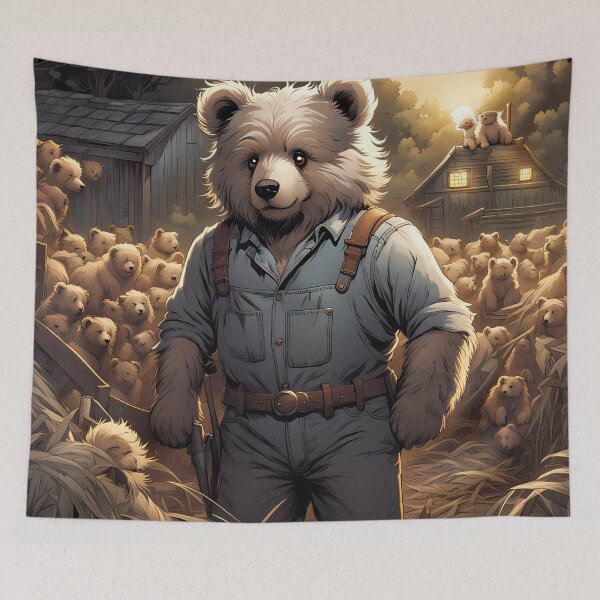 Item preview, Teddy as a Farmer designed and sold by Colin Bentham.