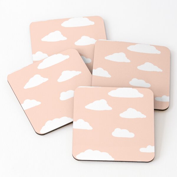 Item preview, Clouds and Orange Sky Wallpaper designed and sold by Bunnylovely.