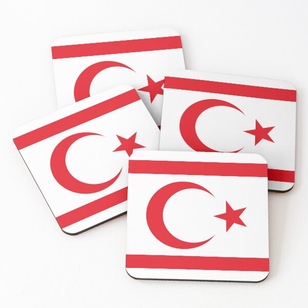 Item preview, National Flag Turkish Republic of Northern Cyprus designed and sold by Danler.