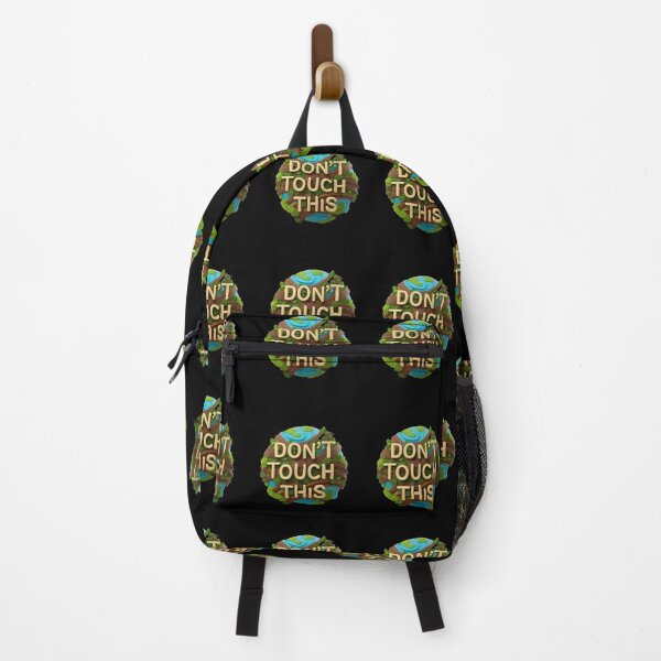 Item preview, Earthy Proclamation: 3D 'DON'T TOUCH THIS' Eco-Friendly Message designed and sold by ChromaticBlend.
