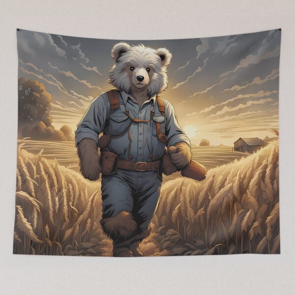 Item preview, Teddy as a Farmer designed and sold by Colin Bentham.