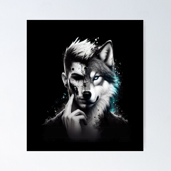 Transgender Therian Wolf Sticker for Sale by Soren's Wonder Emporium