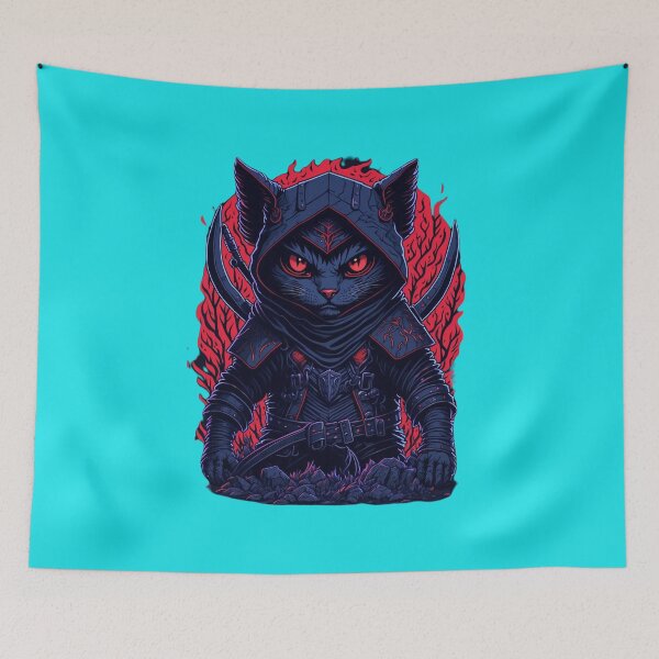 Item preview, Evil Ninja Cat designed and sold by Aise06.