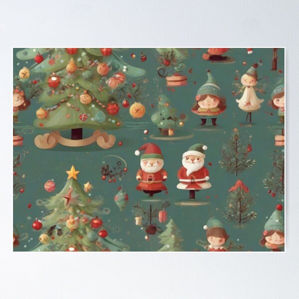 Item preview, Christmas tree cute Pattern designed and sold by PKTPOD99.
