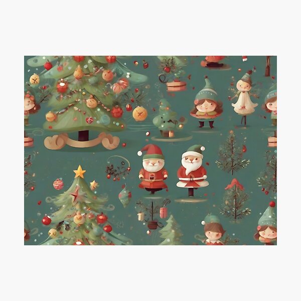 Item preview, Christmas tree cute Pattern designed and sold by PKTPOD99.