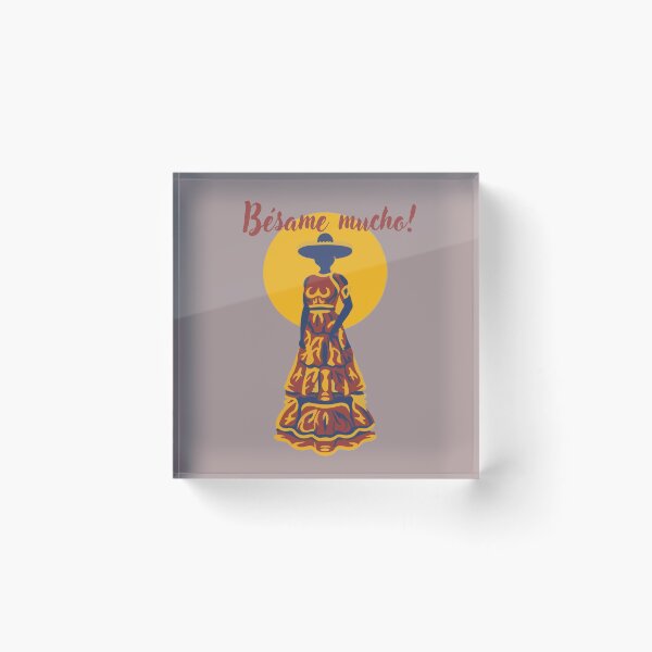 Item preview, Kiss Me a lot. Latin quotes for music lovers. designed and sold by La Loca.
