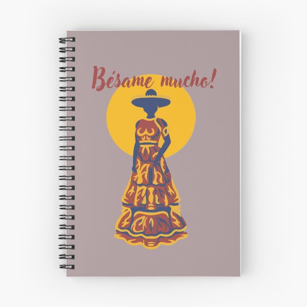 Item preview, Kiss Me a lot. Latin quotes for music lovers. designed and sold by La Loca.