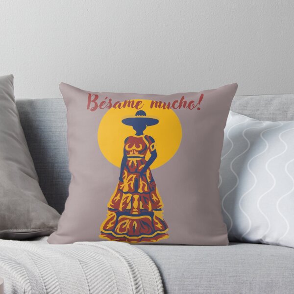 Item preview, Kiss Me a lot. Latin quotes for music lovers. designed and sold by La Loca.