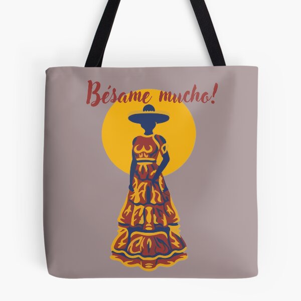 Item preview, Kiss Me a lot. Latin quotes for music lovers. designed and sold by La Loca.