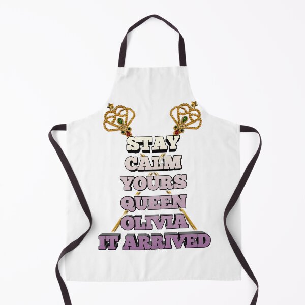 Item preview, phrase with name olivia, women's shirt stay calm your queen olivia has arrived designed and sold by Fábio Santos.