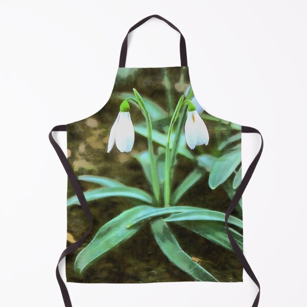 Item preview, Crimean Snowdrop Closeup Photo Style Botanical Art designed and sold by taiche.