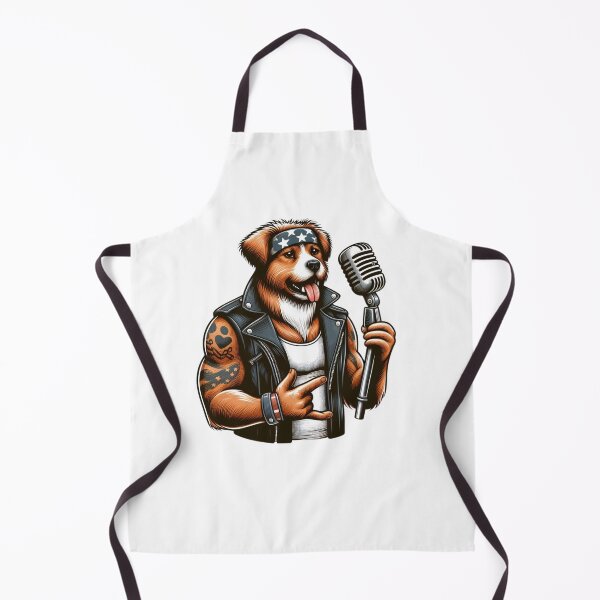 Item preview, Rock Star Dog Holding A Mic designed and sold by SnuggleSafari.