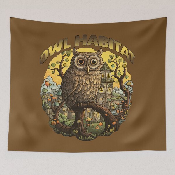 Item preview, Owl habitat designed and sold by AlchemyColor.