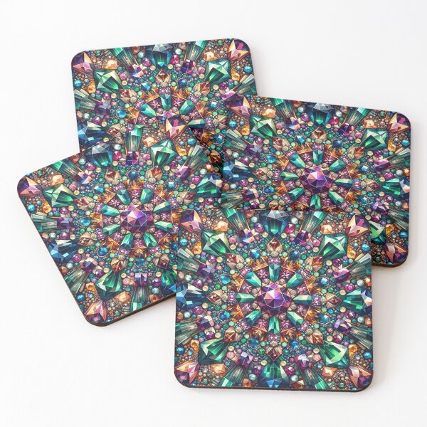 Item preview, "Jeweled Radiance: Gemstone Mosaic" designed and sold by APARTAI EU.