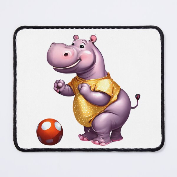 Item preview, hippopotamus, ball, ball game, fun designed and sold by LYDIA0304.