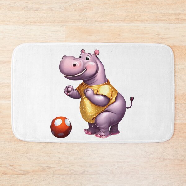 Item preview, hippopotamus, ball, ball game, fun designed and sold by LYDIA0304.