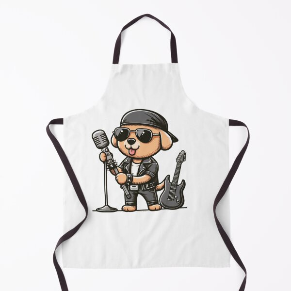 Item preview, Rock Star Dog Holding A Mic designed and sold by SnuggleSafari.