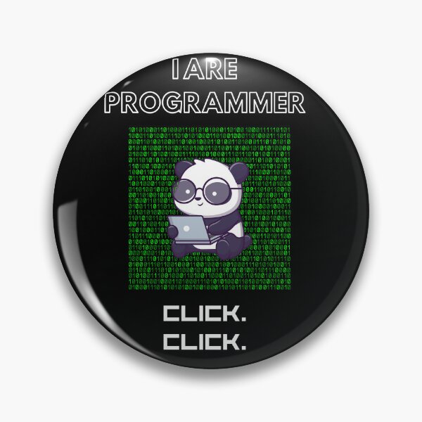 Item preview, Cute Animal: Panda Programmer at Work designed and sold by EazyPeakStore.