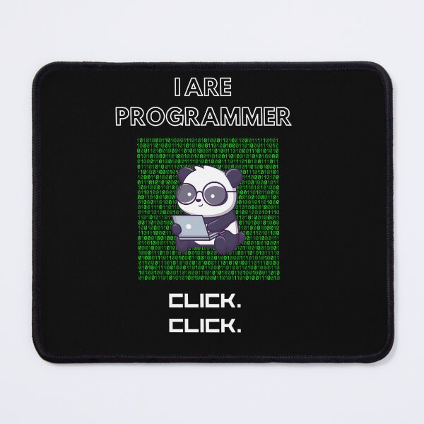 Item preview, Cute Animal: Panda Programmer at Work designed and sold by EazyPeakStore.