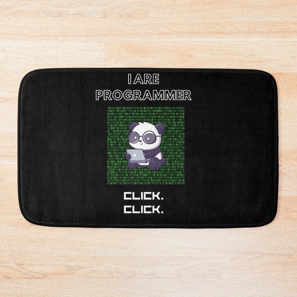 Item preview, Cute Animal: Panda Programmer at Work designed and sold by EazyPeakStore.