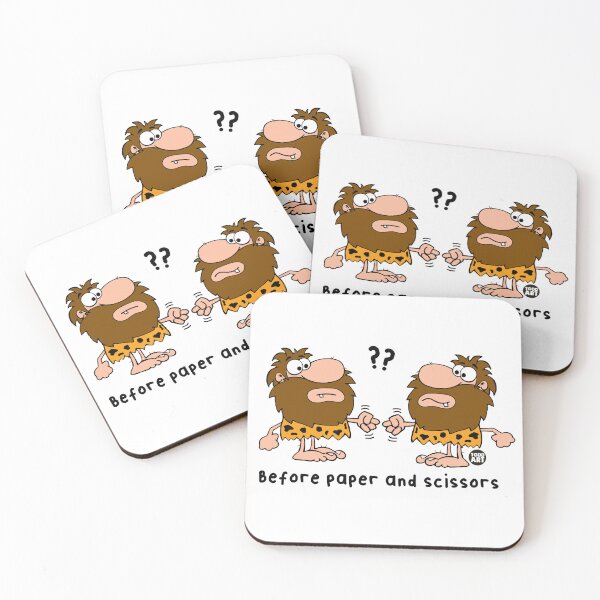 Item preview, CAVEMAN ROCK PAPER SCISSOR designed and sold by TODD GOLDMAN.
