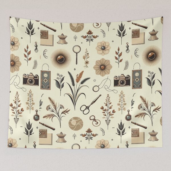 Item preview, Vintage Vibe - Timeless Elegance Pattern designed and sold by CoussaZau.