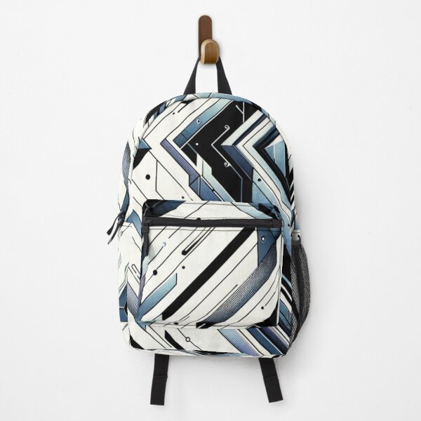 Item preview, Futuristic Facets - Modern Geometric Pattern designed and sold by CoussaZau.