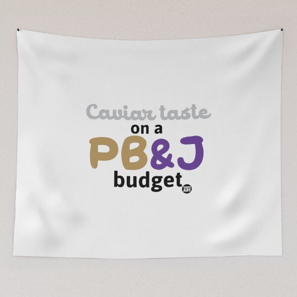 Item preview, CAVIAR TASTE PBJ BUDGET designed and sold by TODD GOLDMAN.