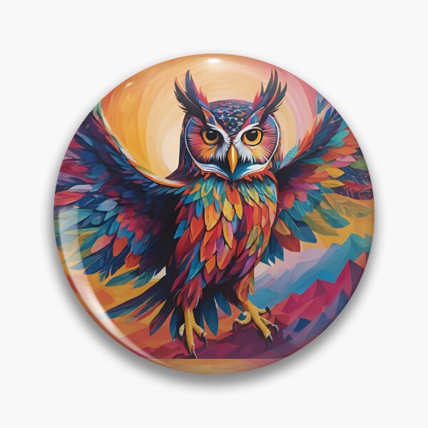 Item preview, Owl flying in Magic Night  designed and sold by BotunPeony.
