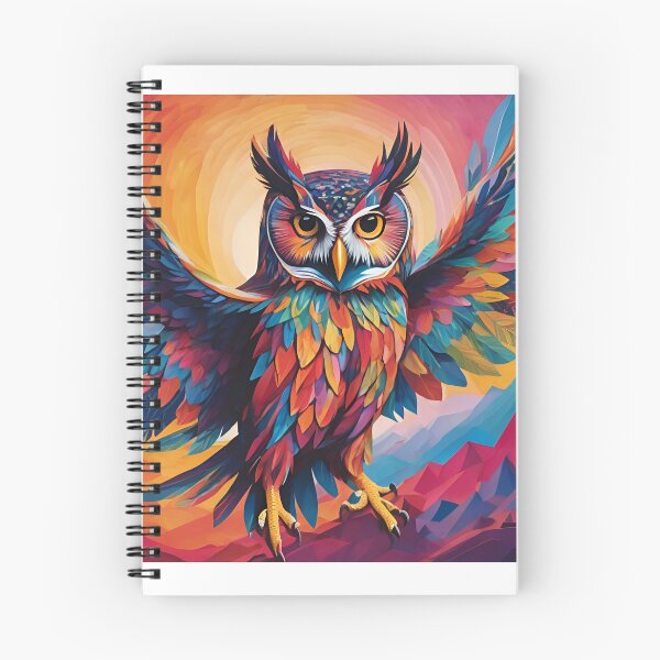 Item preview, Owl flying in Magic Night  designed and sold by BotunPeony.