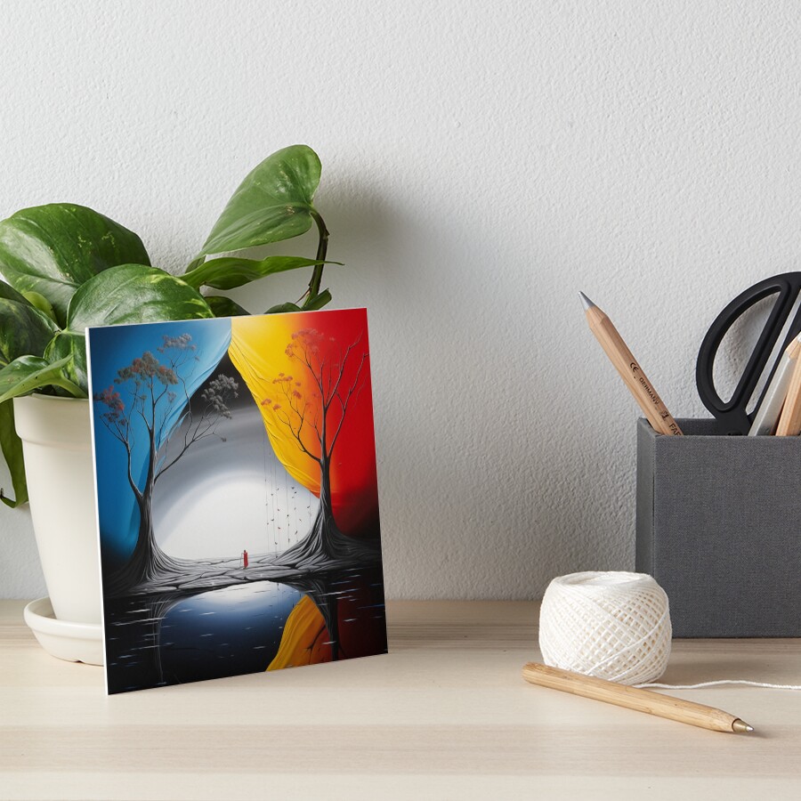 Item preview, Art Board Print designed and sold by ColorsAndStyle.