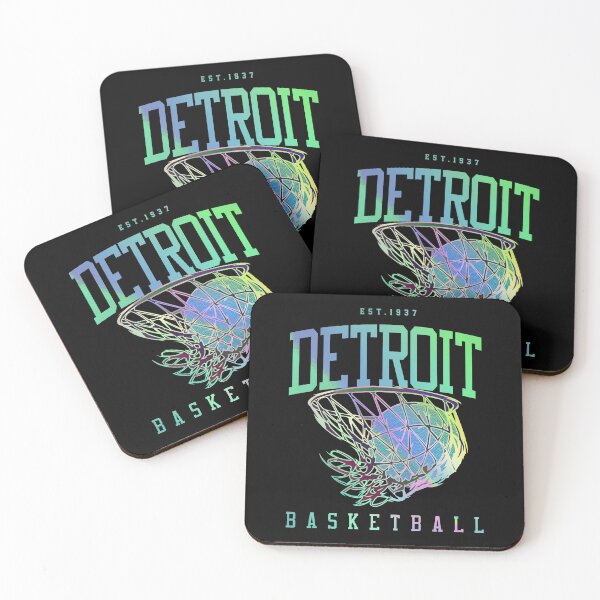 Item preview, Detroit Basketball Vintage Court Holo designed and sold by AllTimeBallers.