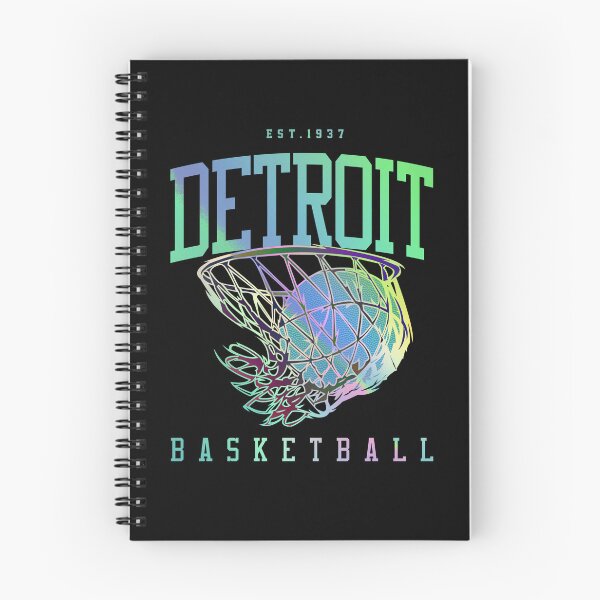 Item preview, Detroit Basketball Vintage Court Holo designed and sold by AllTimeBallers.