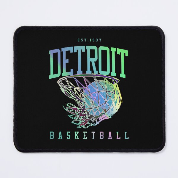 Item preview, Detroit Basketball Vintage Court Holo designed and sold by AllTimeBallers.
