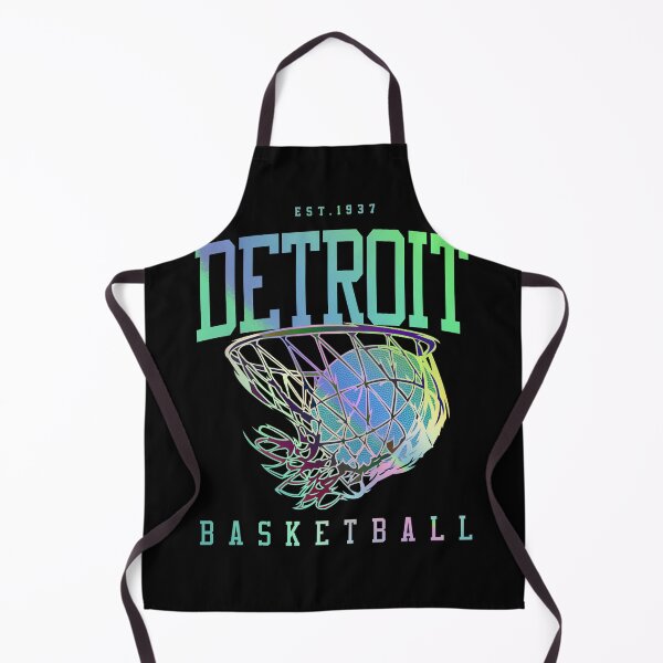 Item preview, Detroit Basketball Vintage Court Holo designed and sold by AllTimeBallers.