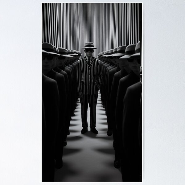 Item preview, hombre de negro designed and sold by Adam Kaczmarek.