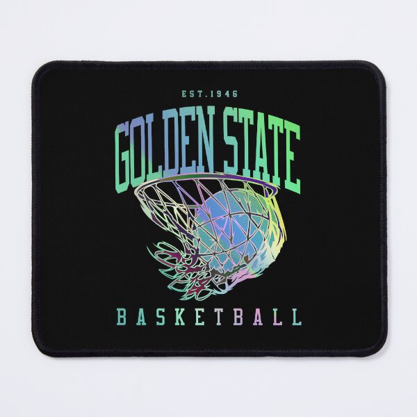 Item preview, Golden State Basketball Vintage Court Holo designed and sold by AllTimeBallers.