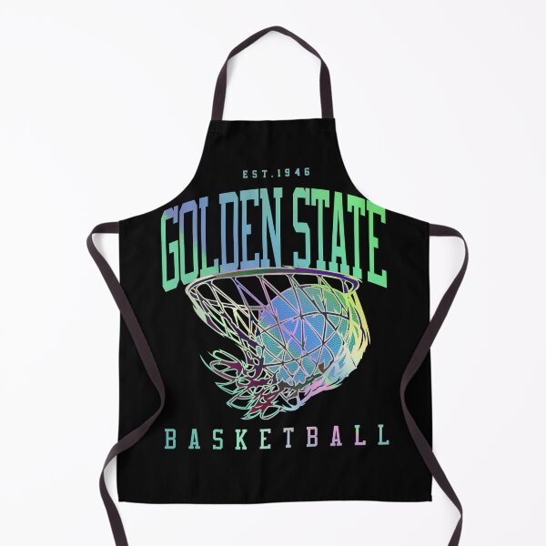 Item preview, Golden State Basketball Vintage Court Holo designed and sold by AllTimeBallers.
