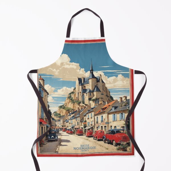 Aperçu de l'œuvre Basse Normandie France Affiche Vintage Tourisme créée et vendue par TravelersGems.